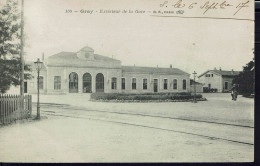 CPA 70. B.F. Paris - Gray - Extérieur De La Gare - - Gray