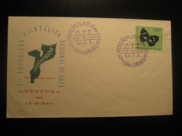 GAZA VILA DE JOAO BELO 1954 Expo Filatelica Cancel Cover Moçambique MOZAMBIQUE Portugal Colonies - Mosambik