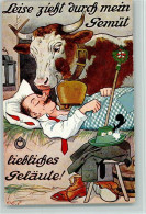 13021831 - Rinder / Kuehe Sign P.O.E. Humor - Kuh Leckt - Stieren