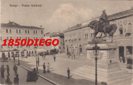 ROVIGO - PIAZZA GARIBALDI  F/PICCOLO VIAGGIATA  ANIMAZIONE - Rovigo