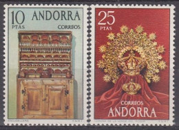 SPANISH ANDORRA 90-91,unused - Christendom