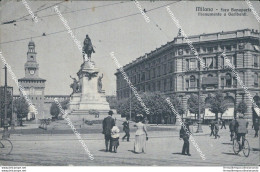 Cd304 Cartolina Milano Citta' Foro Bonaparte Monumento A Garibaldi  Lombardia - Milano