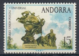 SPANISH ANDORRA 92,unused - UPU (Union Postale Universelle)