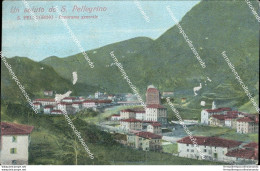 Cd340 Cartolina Un Saluto Da S.pellegrino Panorama Generale Provincia Di Bergamo - Bergamo