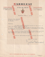 Correspondance Année 1939 Concernant Achat Vente Packard Super Eigh 23 CV Panhard Hispano ... Bel Ensemble - Automobili