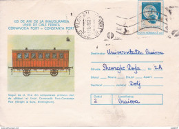 Romania Personenwagen 3e Klasse 0113/85 - Entiers Postaux
