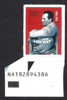 Italia 2016; Luchino Visconti, Nel 110° Anniversario Della Nascita: Regista; Francobollo Con Codice Alfanumerico. - 2011-20: Nieuw/plakker