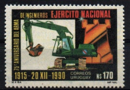 1991 Uruguay Army Corps Of Engineer Machine  #1357 ** MNH - Uruguay