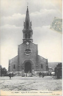 CPA Paris Eglise N.D. De La Gare - Place Jeanne D'Arc - District 13