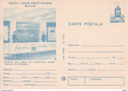 Romania Museum Cailor Ferate Romane Bucuresti 0110/83 - Postal Stationery