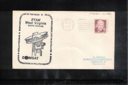 USA 1973 Space / Weltraum ETAM West Virginia Earth Station Interesting Cover - Stati Uniti