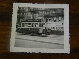 Photographie - Troyes (10) - Tramway & Bus Pub. Végétaline Et Campari - Magasin Chemiserie Chaussure - 1937 - SUP (HY 2) - Troyes