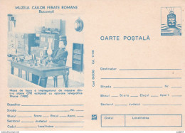 Romania Museum Cailor Ferate Romane Bucuresti 0107/83 - Entiers Postaux