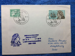 DDR - 1988 Brief Aus Antartiksstation Georg Forster - SST "Georg Forster" (3DMK010) - Brieven En Documenten