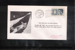 USA 1964 Space / Weltraum Successful Launching Of Project Asset Glider From Cape Kennedy Interesting Cover - Stati Uniti