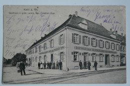 Cpa 1915 Kehl Gasthaus Z. Gold GOLDENEN Lamm Bes Friedrich Zipp - MAY03 - Kehl