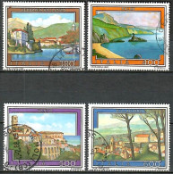 Italien 1987, MiNr. 2012 - 2015; Tourismus; Gestempelt; Alb. 05 - 1981-90: Oblitérés