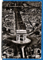 *CPSM - 75 - PARIS  - L'Arc De Triomphe Et Les Champs Elysées - Arc De Triomphe