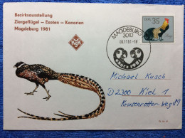 DDR - 1981 Brief Aus Magdeburg - SST "Exotica 1981" (3DMK012) - Briefe U. Dokumente