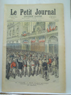 Le Petit Journal N°82 - 18 Juin 1892 - Course à Pied Paris Belfort Valenciennes - Sauveteur De 6 Ans Eugène Woisel - 1850 - 1899