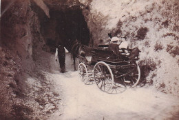 ROUTE DE SAINT PANCRACE SAVOIE 1914 PHOTO ORIGINALE 8 X 6 CM R3 - Plaatsen