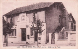 Villeneuve Triage - Mairie Et La Poste  -   CPA °J - Other & Unclassified