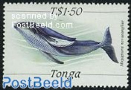 Tonga 1989 Stamp Out Of Set, Mint NH, Nature - Sea Mammals - Autres & Non Classés