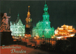 1 AK Germany * Zauberhaftes Dresden Mit Georgentor, Hausmannstrm, Hofkirche Und Semperoper * - Dresden