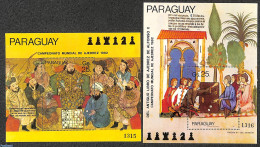 Paraguay 1982 Chess 2 S/s, Mint NH, Sport - Chess - Schach