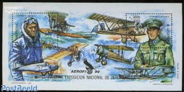 Argentina 1990 Aerofilade S/s, Mint NH, Transport - Aircraft & Aviation - Unused Stamps