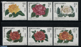 Bulgaria 1994 Roses 6v, Mint NH, Nature - Flowers & Plants - Roses - Ungebraucht
