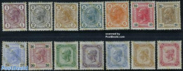 Austria 1904 Definitives 14v, With Lack Bands, Mint NH - Unused Stamps