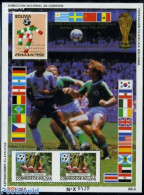 Bolivia 1990 World Cup Football Winners S/s, Mint NH, Sport - Football - Bolivien