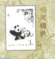 China People’s Republic 1985 Panda Bears S/s, Mint NH, Nature - Animals (others & Mixed) - Pandas - Unused Stamps