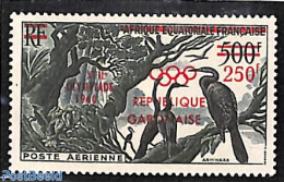 Gabon 1960 Olympic Games Rome 1v, Mint NH, Nature - Sport - Birds - Olympic Games - Unused Stamps