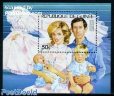 Guinea, Republic 1985 Charles & Diana S/s, Mint NH, History - Charles & Diana - Kings & Queens (Royalty) - Royalties, Royals