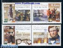 Ireland 2001 Irish In Australia 2x2v [:], Mint NH, History - Religion - Transport - History - Newspapers & Journalism .. - Ungebraucht