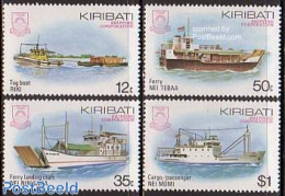 Kiribati 1984 Ships 4v, Mint NH, Transport - Ships And Boats - Bateaux
