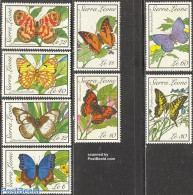 Sierra Leone 1989 Butterflies 8v, Mint NH, Nature - Butterflies - Other & Unclassified