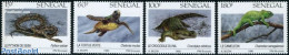Senegal 1991 Reptiles 4v, Mint NH, Nature - Reptiles - Snakes - Turtles - Sénégal (1960-...)