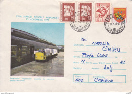 Romania Eisenbahnpostwagen 0277/77 - Postwaardestukken