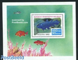 Madagascar 1982 Fish S/s, Mint NH, Nature - Fish - Fishes
