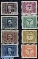 Austria 1922 Airmail Definitives 8v, Mint NH, Nature - Birds - Birds Of Prey - Unused Stamps
