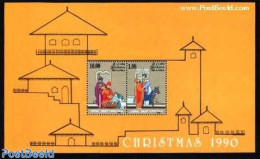 Sri Lanka (Ceylon) 1990 Christmas S/s, Mint NH, Religion - Christmas - Kerstmis