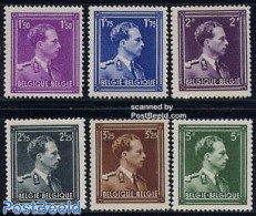 Belgium 1943 Definitives 6v, Mint NH - Unused Stamps