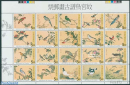 Taiwan 1997 Birds 20v M/s, Mint NH, Nature - Birds - Other & Unclassified