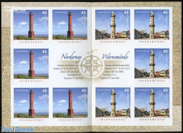 Germany, Federal Republic 2011 Lighthouses Booklet S-a, Mint NH, Various - Stamp Booklets - Lighthouses & Safety At Sea - Unused Stamps
