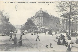 CPA Paris Carrefour Des Gobelins Arago Et Port-Royal - Arrondissement: 13