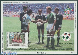 Bolivia 1990 World Cup Football S/s, Mint NH, Sport - Football - Bolivia