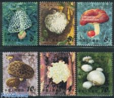 China People’s Republic 1981 Mushrooms 6v, Mint NH, Nature - Mushrooms - Unused Stamps
